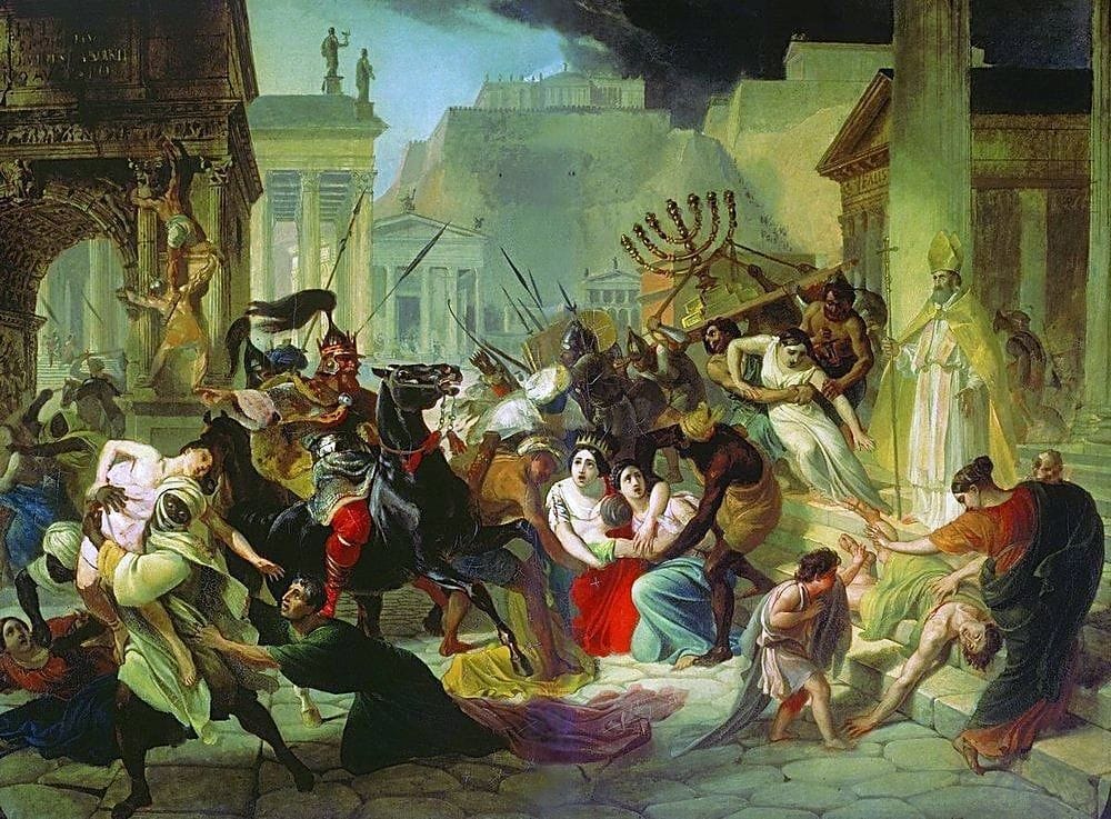 Artwork Title: Genserich's Invasion Of Rome