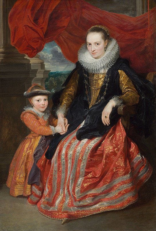 Artwork Title: Susanna Fourment and Her Daughter