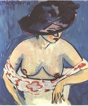 Artwork Title: ‘Half Naked Woman with a Hat’