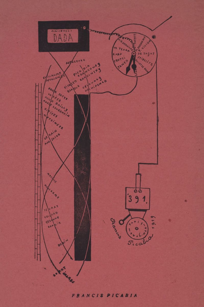 Artwork Title: Dada Movement, Dada, Number 5