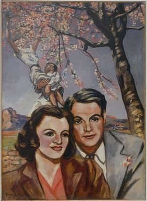 Artwork Title: Portrait of a Couple (The Cherry Tree), 1942