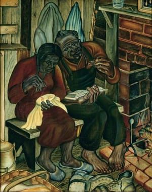 Artwork Title: Old Couple (aka Home Sweet Home)