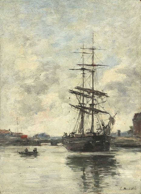 Artwork Title: Ship on the Touques