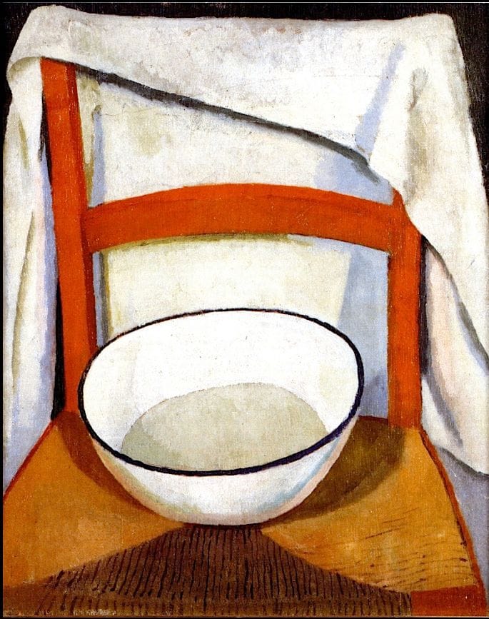 Artwork Title: Chair with Bowl and Towel, 1917
