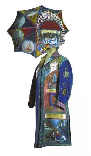 Artwork Title: Coat, Hat And Umbrella