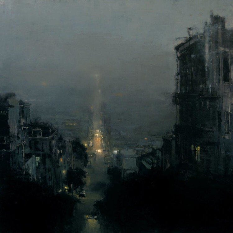 Artwork Title: A Night Under Fog