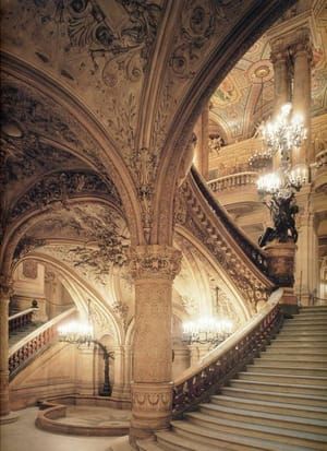 Artwork Title: Stairway, Opera Garnier