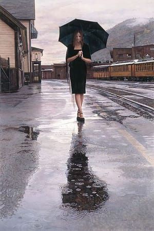 Artwork Title: Waiting In The Rain