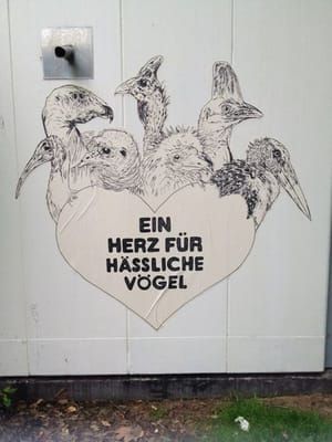 Artwork Title: Ein Herz Für Hässliche Vögel / A Heart For Ugly Birds