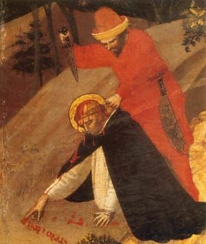 Artwork Title: St. Peter Martyr altarpiece, detail