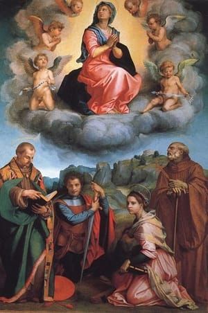 Artwork Title: Virgin with Four Saints