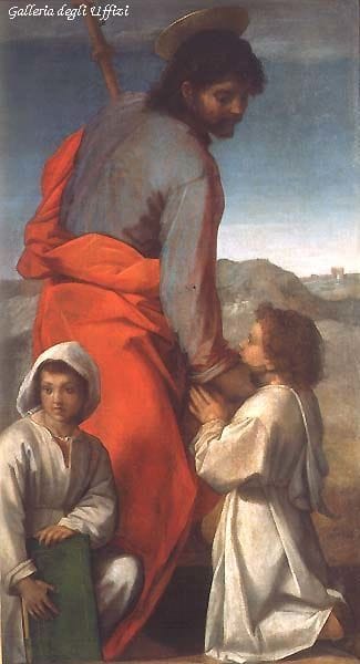 Artwork Title: St. James with Two Children