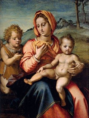 Artwork Title: Madonna and Child with the infant Saint John