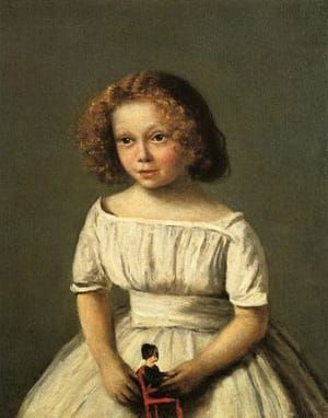 Artwork Title: Portrait of Madame Langeron, Four Years Old