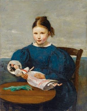 Artwork Title: Little Girl with Doll