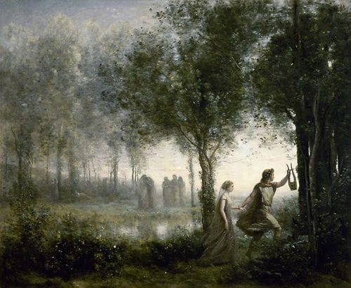 Artwork Title: Orphee ramenant Eurydice des enfers