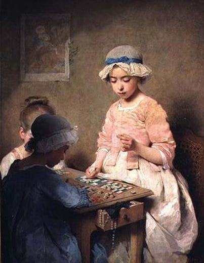 Artwork Title: The Game Of Lotto