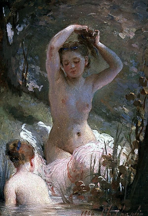 Artwork Title: Two Girls Bathing