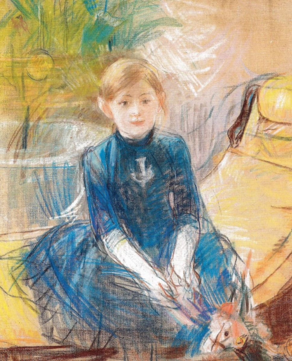 Artwork Title: Child with Blue Dress