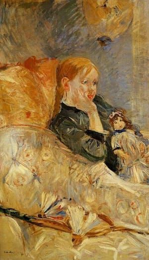 Artwork Title: Little Girl With A Doll