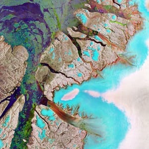 Artwork Title: Ellesmere Island And Northwestern Greenland