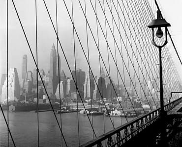 Artwork Title: Manhattan Through Brooklyn Bridge