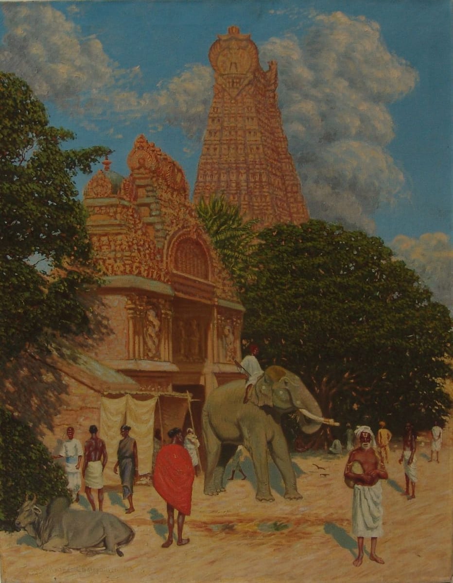 Artwork Title: Indian Temple