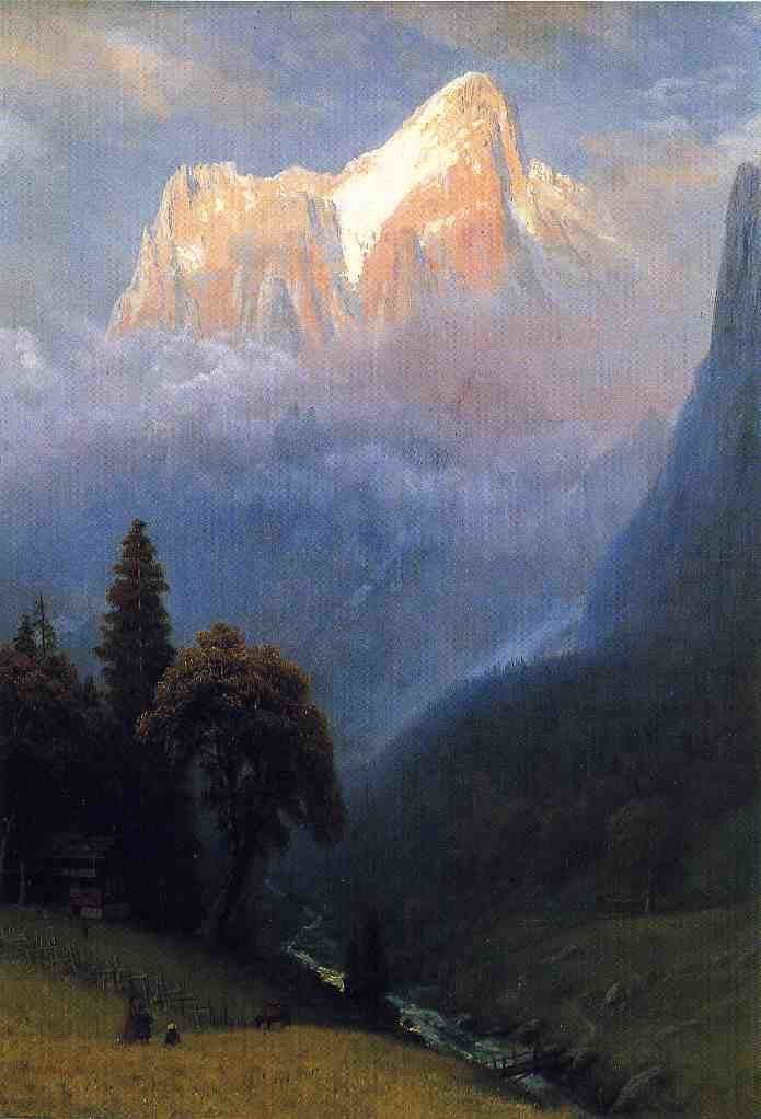 Artwork Title: Storm Among the Alps