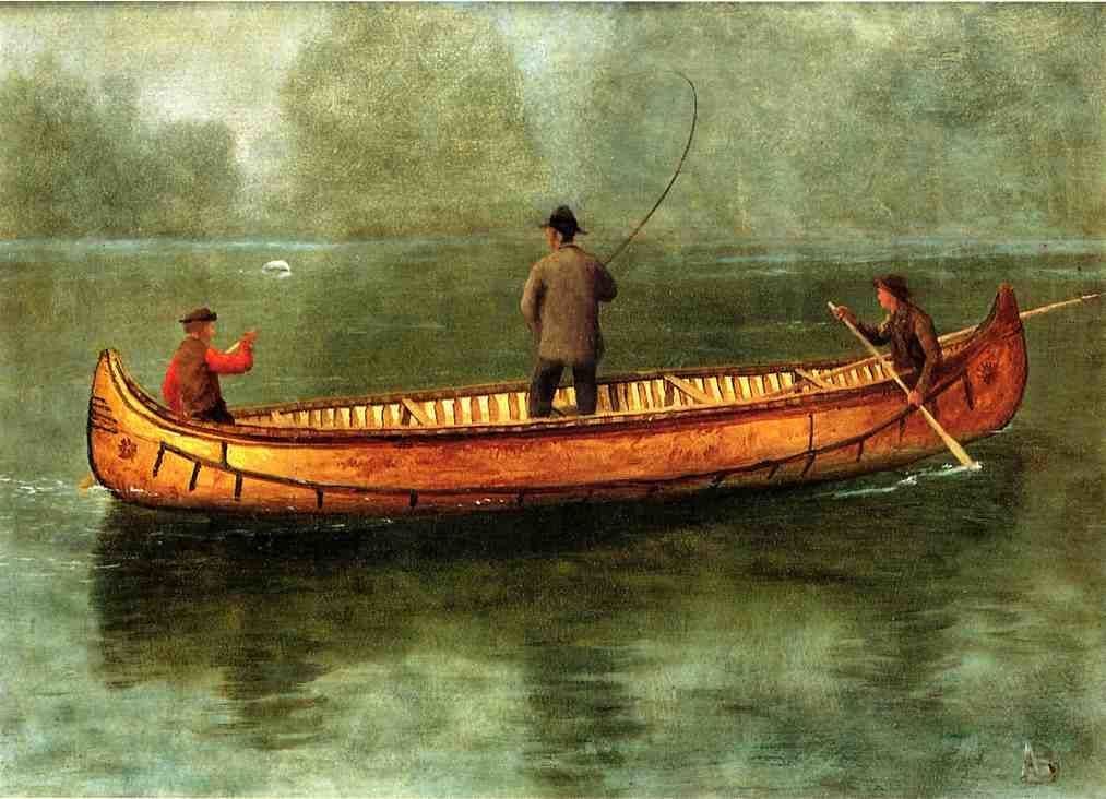 Artwork Title: Fishing from a Canoe