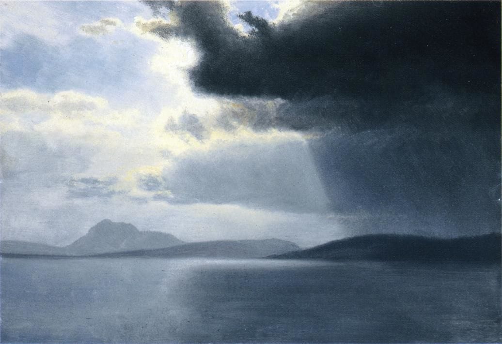 Artwork Title: Approaching Thunderstorm on the Hudson River
