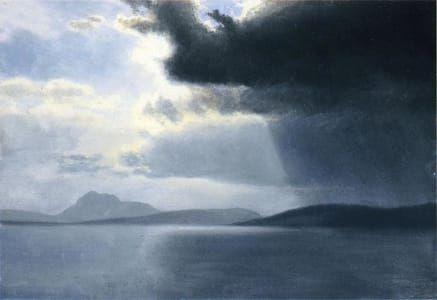 Artwork Title: Approaching Thunderstorm on the Hudson River