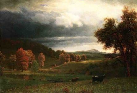 Artwork Title: Autumn Landscape in The Catskills