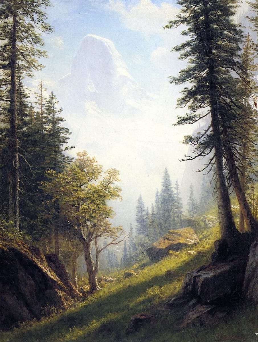 Artwork Title: Among the Bernese Alps