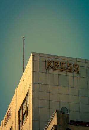 Artwork Title: Kress Dept Store - Abandoned, Atlanta