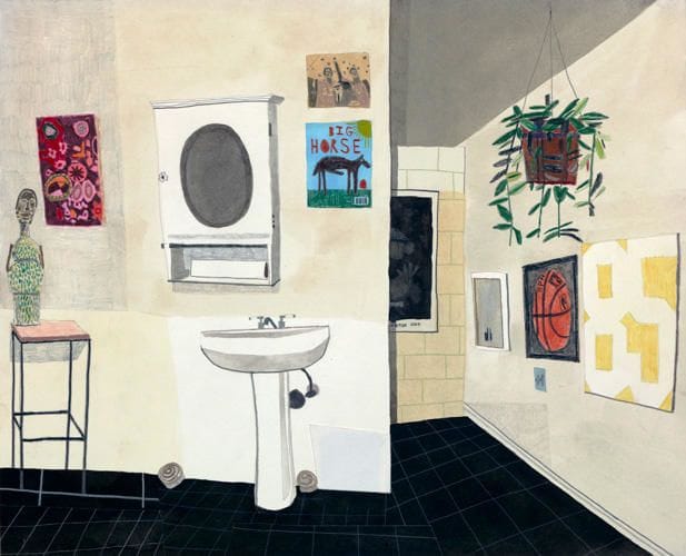 Artwork Title: Studio Bathroom