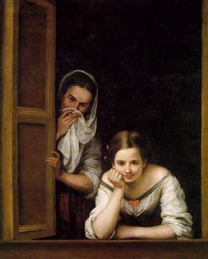 Artwork Title: Two Women at a Windows