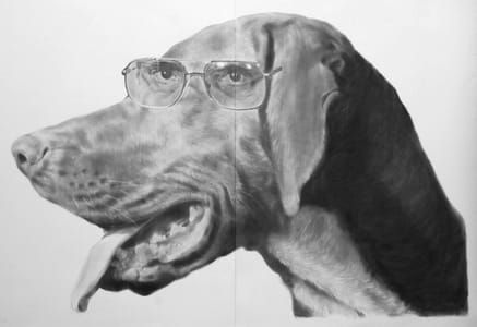 Artwork Title: 4-Eyed Dog