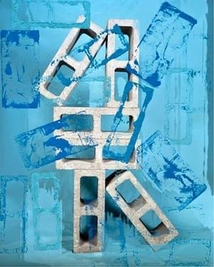 Artwork Title: Untitled (building blocks, light blue)