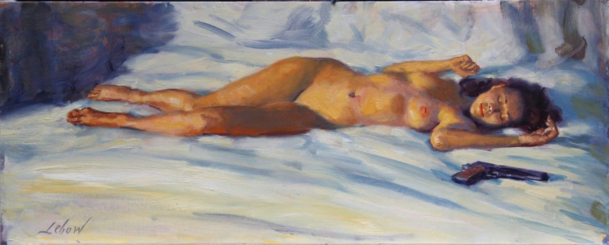 Artwork Title: Nude With A Gun