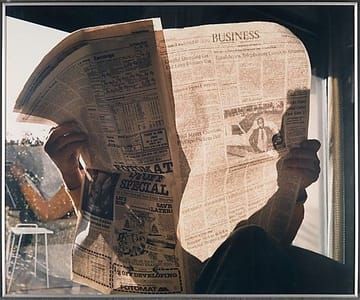 Artwork Title: My Father Reading The Newspaper
