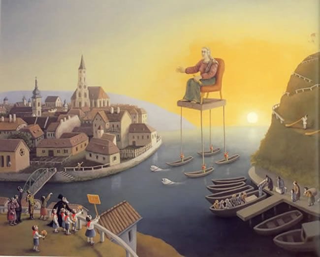 Artwork Title: The Solemn Reception Of Maria Theresia In The Harbor Of Klausenburg