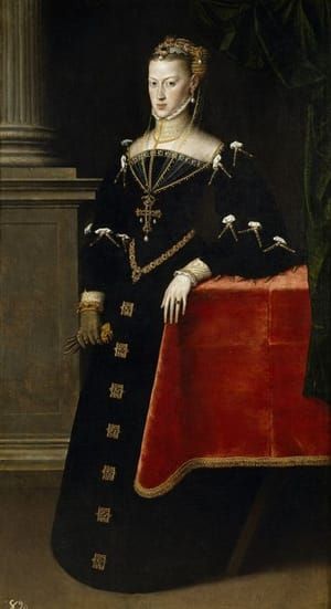 Artwork Title: La emperatriz María de Austria, esposa de Maximiliano II 1551