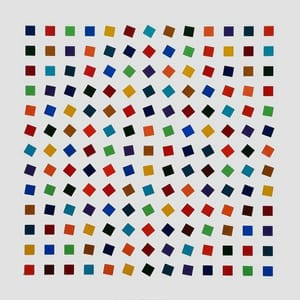 Artwork Title: Optical Squares in colors I