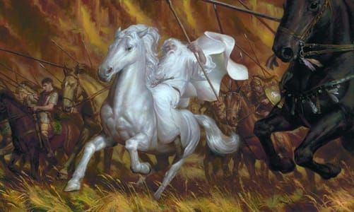 Artwork Title: Gandalf: The White Rider