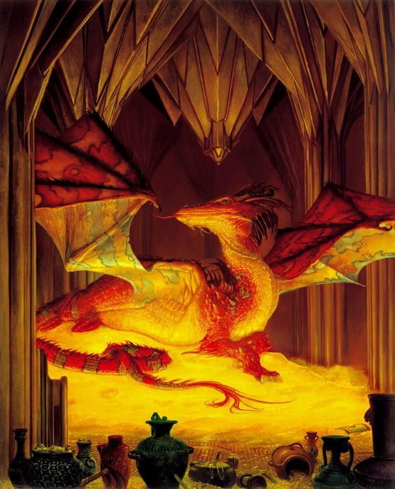 Artwork Title: The Great Dragon Smaug