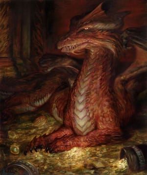 Artwork Title: Smaug: The Golden