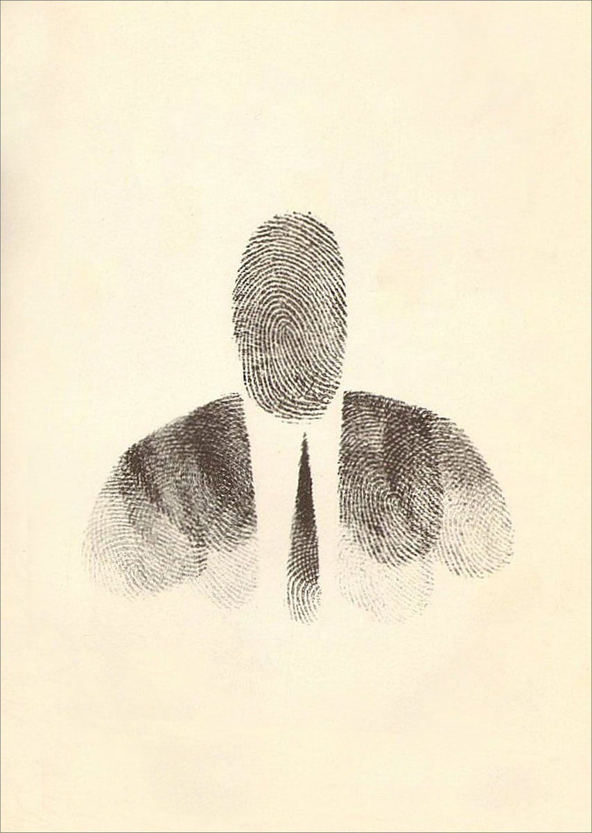 Artwork Title: Fingerprint Man