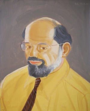 Artwork Title: Allen Ginsberg 1 (study)