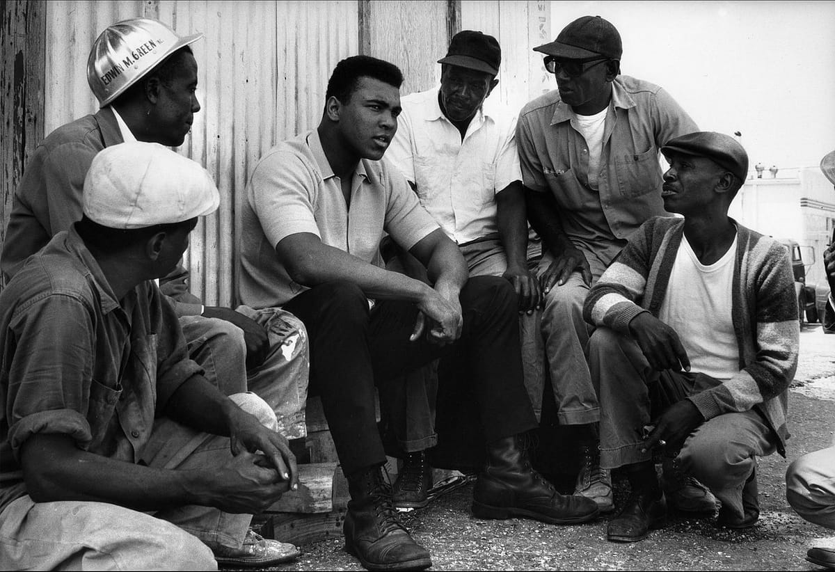 Artwork Title: Ali with Workers