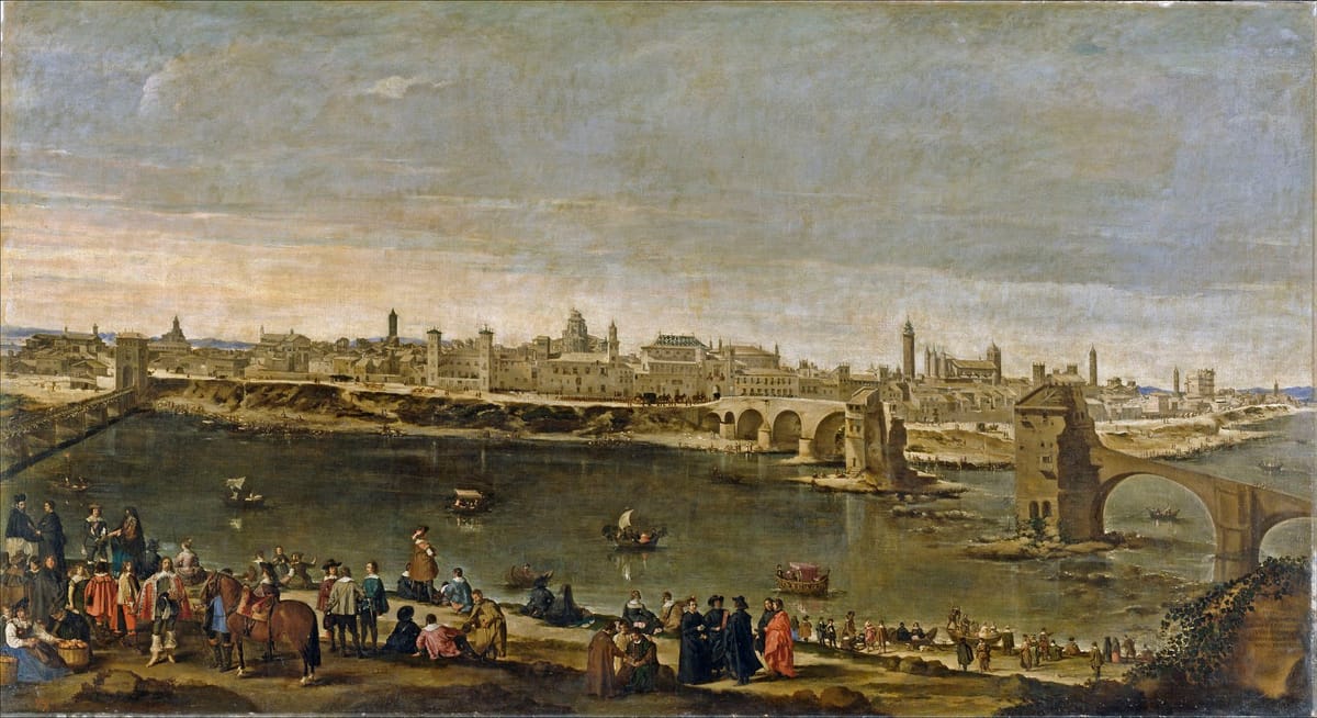 Artwork Title: View of Zaragoza